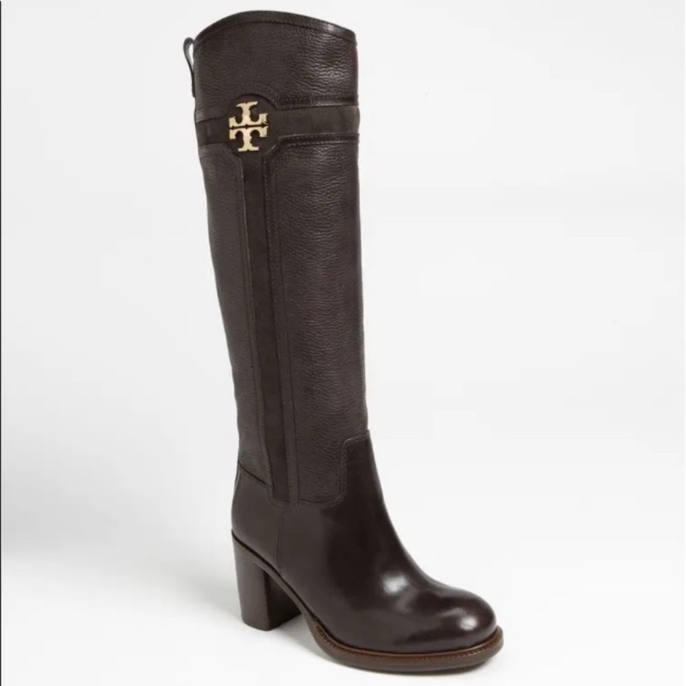 Tory Burch 🍂 Alaina Block Heel Leather Boots
